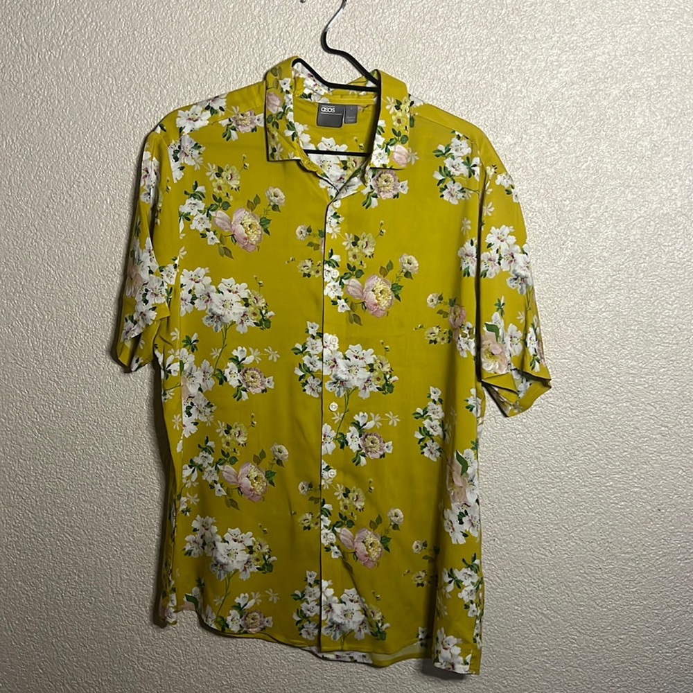 ASOS floral dress shirt